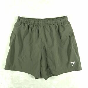 Gymshark Arrival 5" Shorts Men's Medium Olive Green Gym Running Train A2A1M